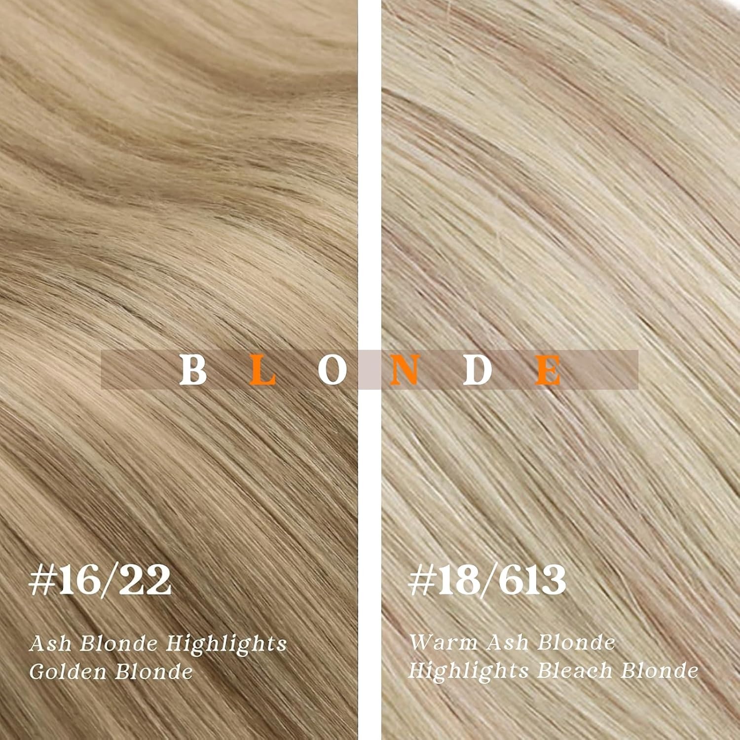 image:imageSunny Hair 20 Inch Microlink Hair Extensions Human Hair Micro Loop Ash Blonde Highlights Bleach Blonde Vibrant Color PreBonded Soft Feel Adds Volume For Daily And Special Occasions 50g