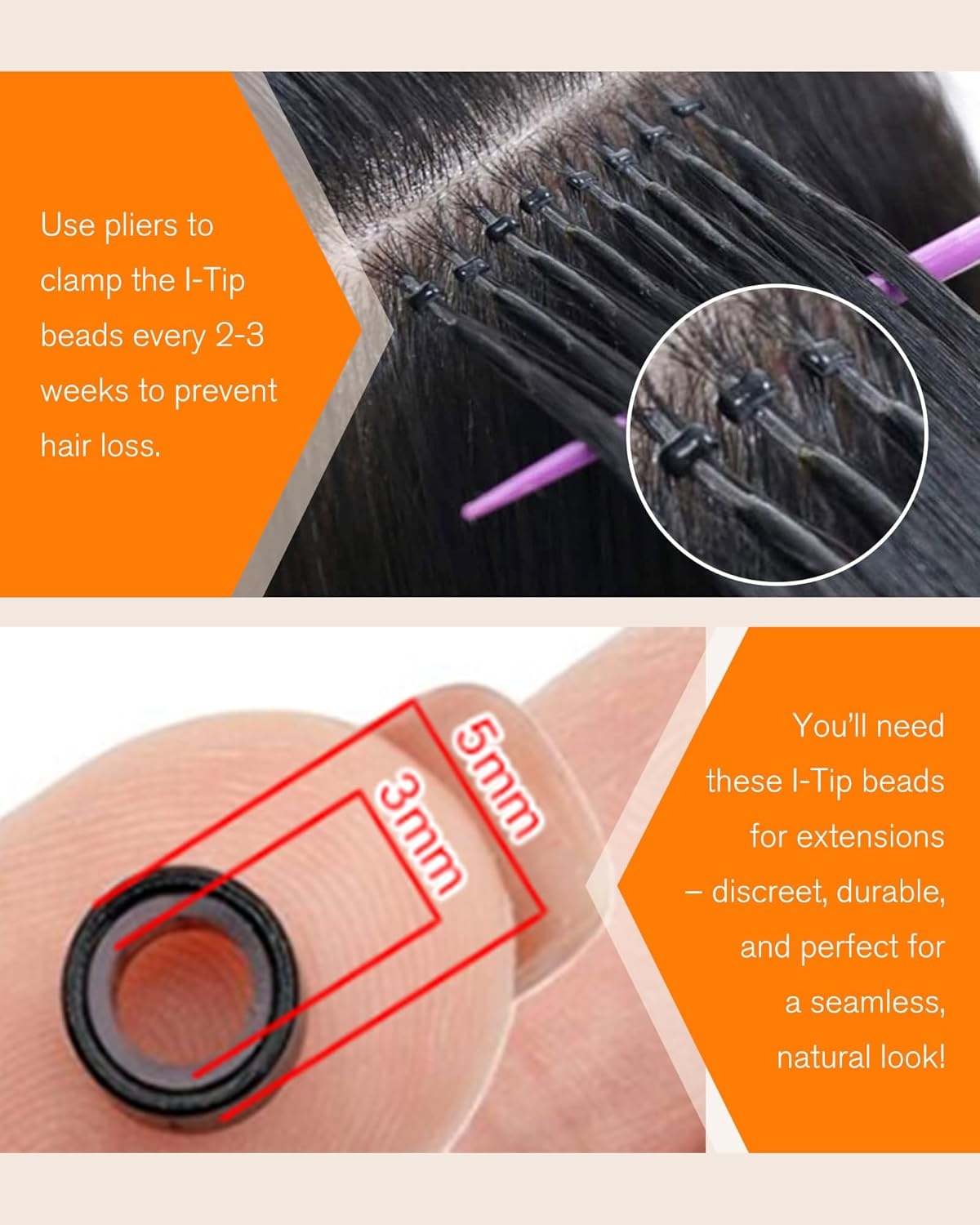 image:imageSunny Hair 24 Inch I Tip Hair Extensions Real Human Hair Brown Long Straight Itips Adds Length for Women with Short Hair Provides Natural Movement for Evening Galas and Social Events 50g