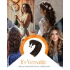 Sunny Hair 16 Inch Nano Bead Real Human Hair Extensions, Darkest Brown Ombre Medium with Highlights, Nano Ring Hair, Reduces Brassiness for Night Out Gatherings and Formal Dinners, 50g