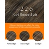 Sunny Hair 24 Inch Nano Ring Hair Extensions, Dark Brown Balayage, Soft Nano Loop Hair, Invisible Tips, Adds Volume for Evening Galas and Bridal Portraits, Prevents Tangling, 50g