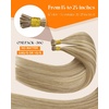 Sunny Hair Itip Human Hair Extensions 20inch I Tip Extensions Human Hair Golden Blonde Highlight Medium Blonde Pre Bonded Straight Show Charm Cold Fusion 50g