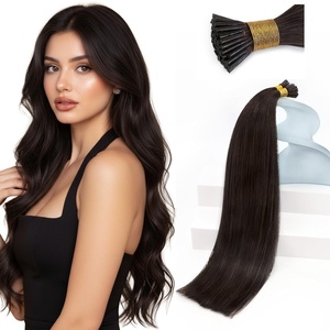 Sunny Hair 24 Inch I Tip Hair Extensions Real Human Hair, Brown, Long Straight Itips, Adds Length for Women with Short Hair, Provides Natural Movement for Evening Galas and Social Events, 50g