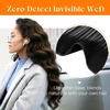 Sunny Hair Butterfly Hair Extensions Black Balayage Silver 18 Inch 100G | Party Ready Double Weft Hair, Confidence-Boosting, Seamless Blend, Natural Looking, Add Volume, For Birthday(#1B/S/1B Black Balayage Silver Grey)