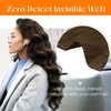 Sunny Hair Butterfly Hair Extensions Black Balayage Silver 18 Inch 100G | Party Ready Double Weft Hair, Confidence-Boosting, Seamless Blend, Natural Looking, Add Volume, For Birthday(# 8 Light Brown)