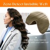 Sunny Hair Butterfly Hair Extensions Black Balayage Silver 18 Inch 100G | Party Ready Double Weft Hair, Confidence-Boosting, Seamless Blend, Natural Looking, Add Volume, For Birthday(# 18/60/60A SUN-Ash Blonde Ombre Blonde)