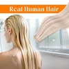 Sunny Hair Butterfly Hair Extensions Black Balayage Silver 18 Inch 100G | Party Ready Double Weft Hair, Confidence-Boosting, Seamless Blend, Natural Looking, Add Volume, For Birthday(# 18/613 Ash Blonde Highlight Bleach Blonde)