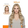 Sunny Hair Butterfly Weft Hair Extensions Golden Blonde Highlights | 18 Inch 50G, Thick Double Weft Human Hair, Can Be Styled With Heat, Perfect For A Wedding Or Birthday Party
