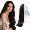 Sunny Hair Tape in Extensions Darkest Brown Human Hair 20inch | Real Hair Extensions Tape in Human Hair,Brown Straight Hair for Date Night, 50g 20pcs