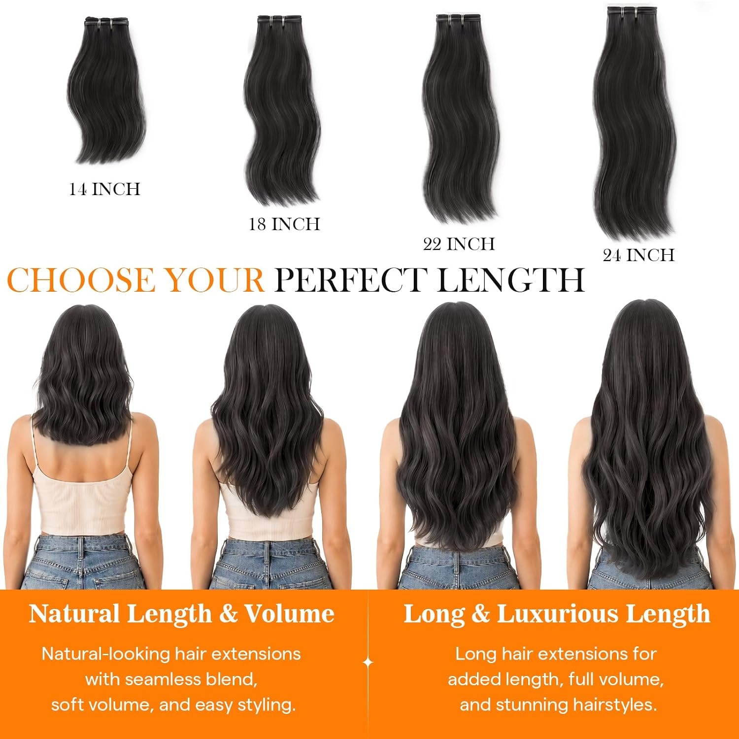 image:imageSunny Hair Genius Weft Hair Extensions Human Hair 14 Inch Mocha Brown