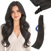 Sunny Hair Genius Weft Hair Extensions Human Hair 14 Inch Mocha Brown