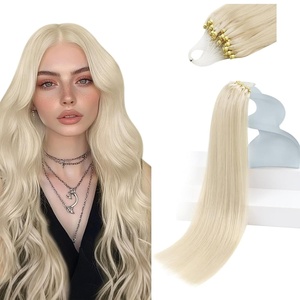Sunny Hair Micro Ring Hair Extensions Human Hair Pre-Bonded 18 Inch